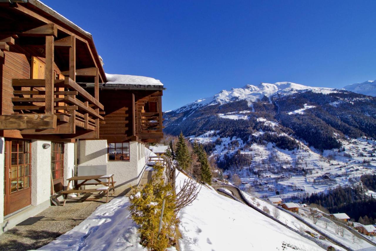Chalet Abraxas With Astonishing View - Grimentz Villa Exterior foto