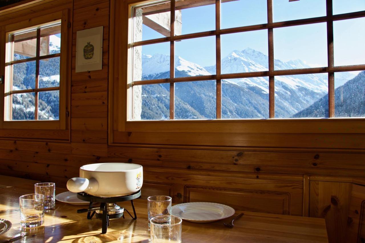 Chalet Abraxas With Astonishing View - Grimentz Villa Exterior foto