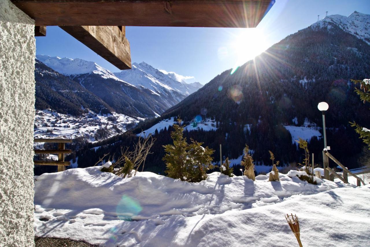 Chalet Abraxas With Astonishing View - Grimentz Villa Exterior foto