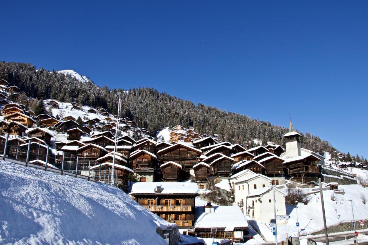 Chalet Abraxas With Astonishing View - Grimentz Villa Exterior foto